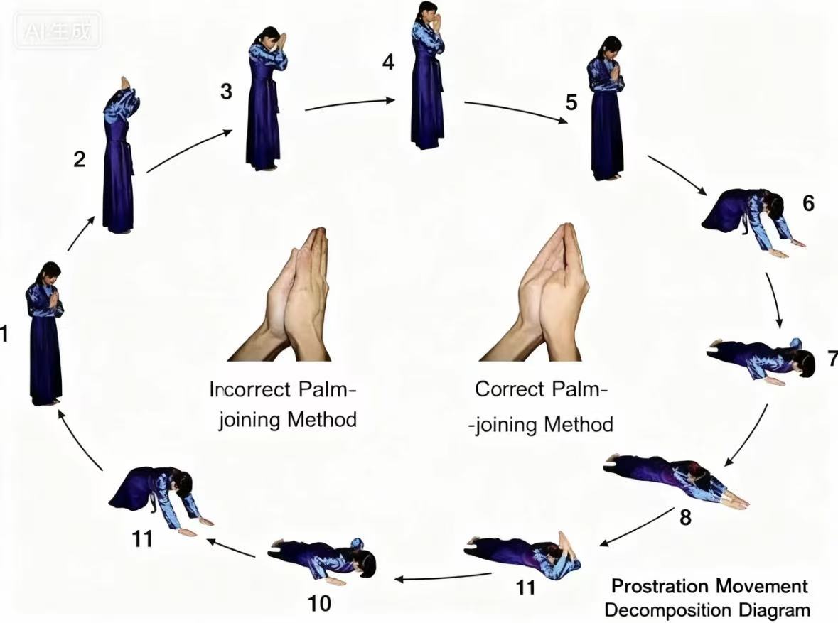 Correct Tibetan Prostration Form: 5 Common Mistakes & How Your Mat Can Help Fix Them