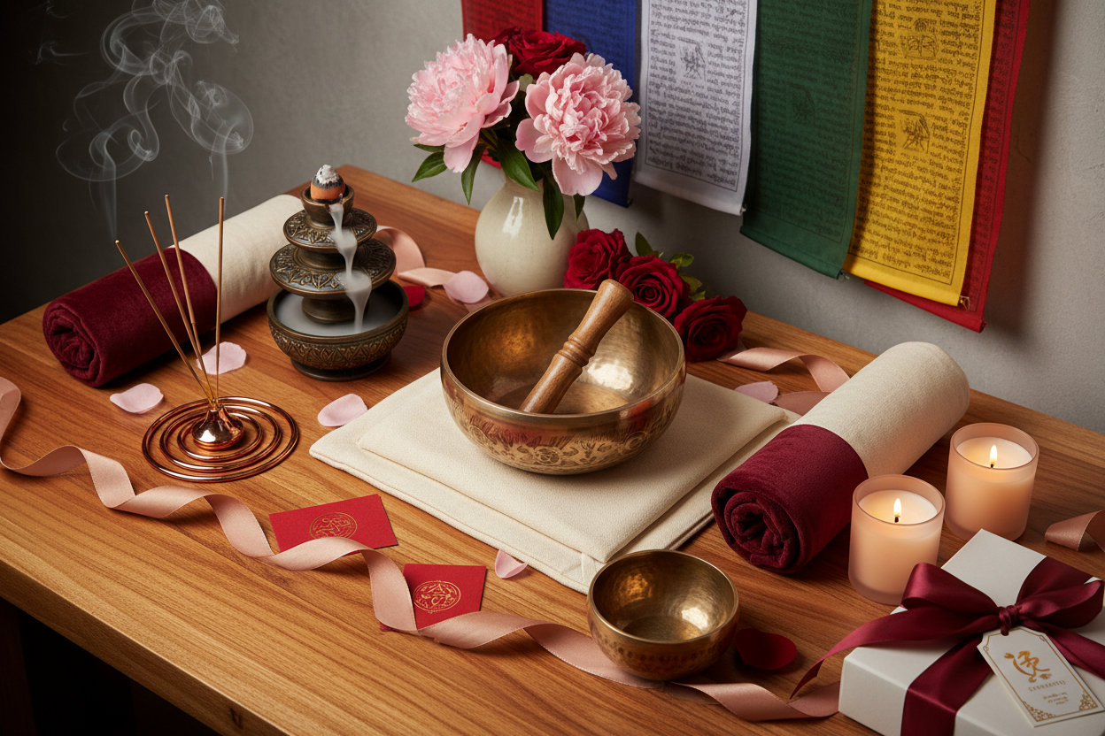 Valentine's Day Wellness Gift Sets: Complete Meditation & Sound Healing Bundles | Himalaya Zen