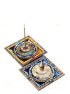Tibetan Mandala Backflow Incense Burner | Brass Cone & Stick Holder | HIMALAYA ZEN