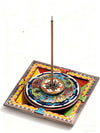 Tibetan Mandala Backflow Incense Burner | Brass Cone & Stick Holder | HIMALAYA ZEN